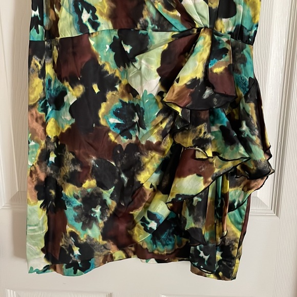 Cynthia Steffe Dress Flowers Green - Picture 3 of 11